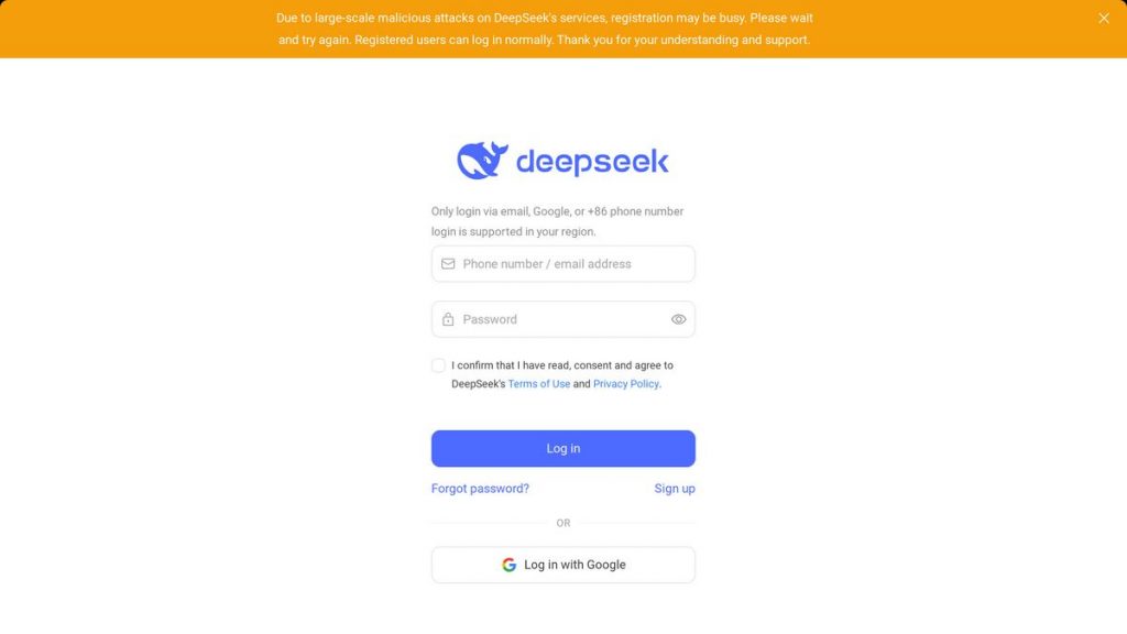 Common DeepSeek Login Issues 